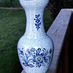 Brass Vase Mid 1900's India