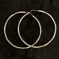 Silver Hoop Earrings