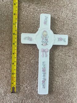 Precious Moments Ceramic Wall Cross