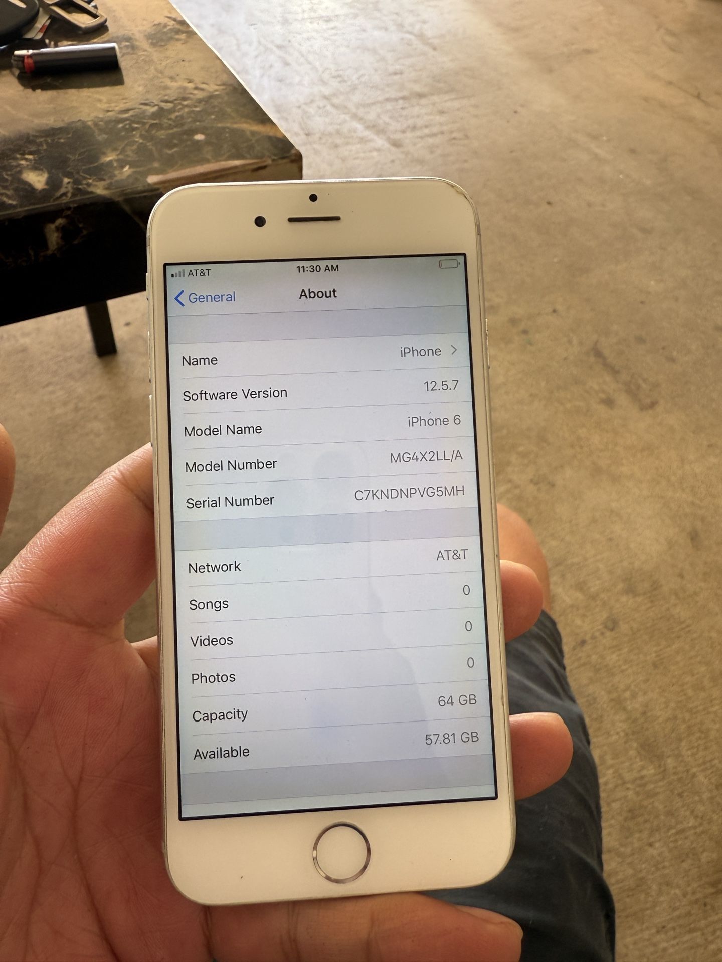 Apple iPhone 6 64g Unlocked