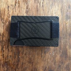 Ridge card and money clip wallet