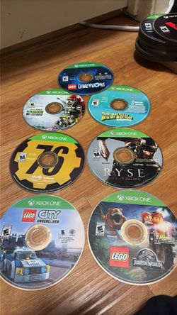 Games for Xbox One: Ryse Spongebob battle Plants vs zombies LEGO City jurassic dimensions