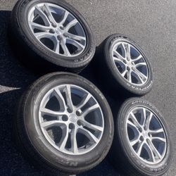 4 — 245/55r18 5x120 5x4.72 Stock Chevy Camaro S10 Bmw Wheels Rims Tires