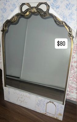 Gold Bow Mirror