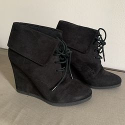 Ankle Booties Heels Size 7.5