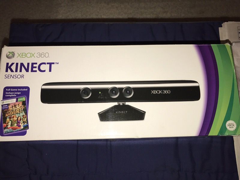 Xbox 360 Kinect and two games