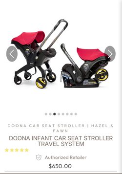 Dona infant car seat stroller travel system
