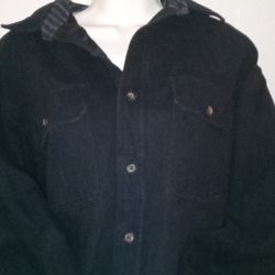 Levi's Men's Medium Dark Blue Button Up Shirt Jackets Size Men's Medium