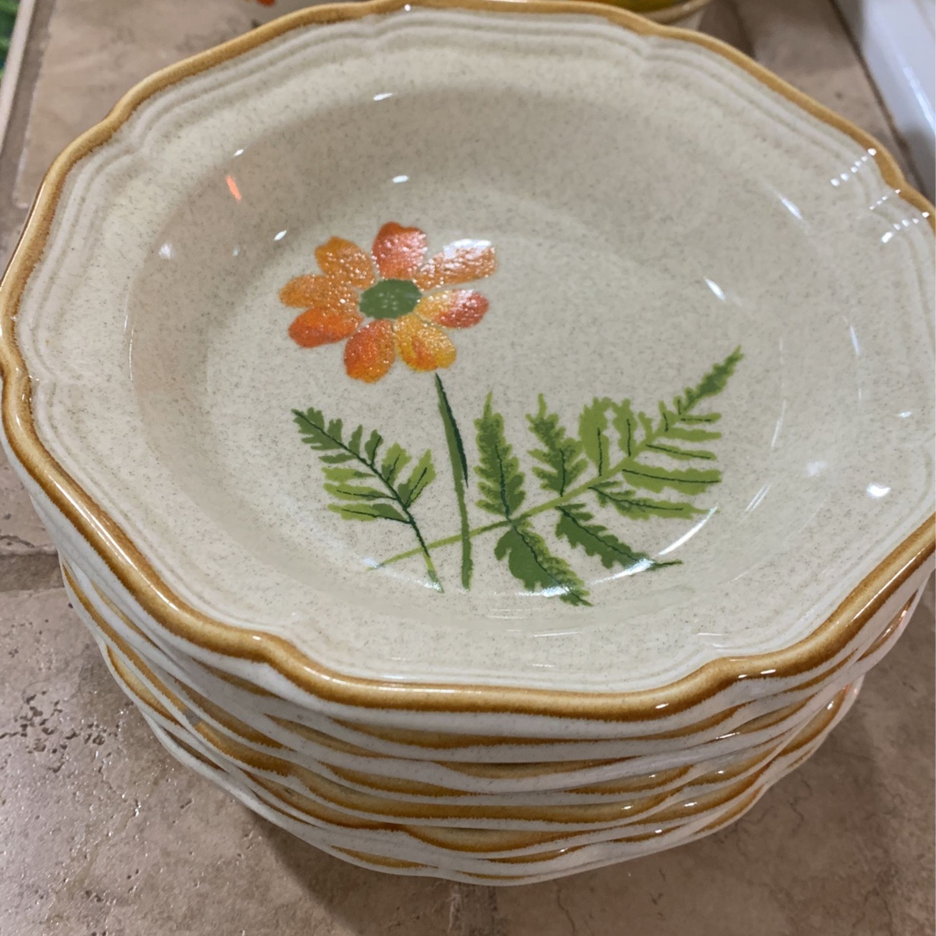 Vintage 1970's Mikasa Garden Club Collection Summer Garden