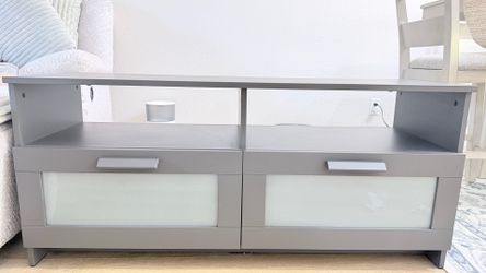 IKEA Charcoal Grey TV unit with large drawers