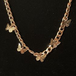 Fashion Jewelry Butterflies (color Rose Gold)