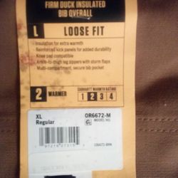 Firm Duck Fitted Bib Overalls 