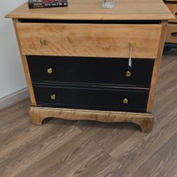 3 Draw Dresser Oak And Black