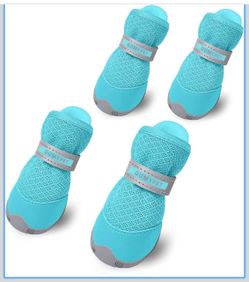 QUMY Dog Shoes for Small Dogs Hot Pavement Puppy Dog Boots & Paw Protectors