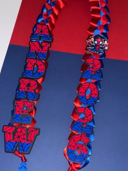 Spiderman Graduation Lei