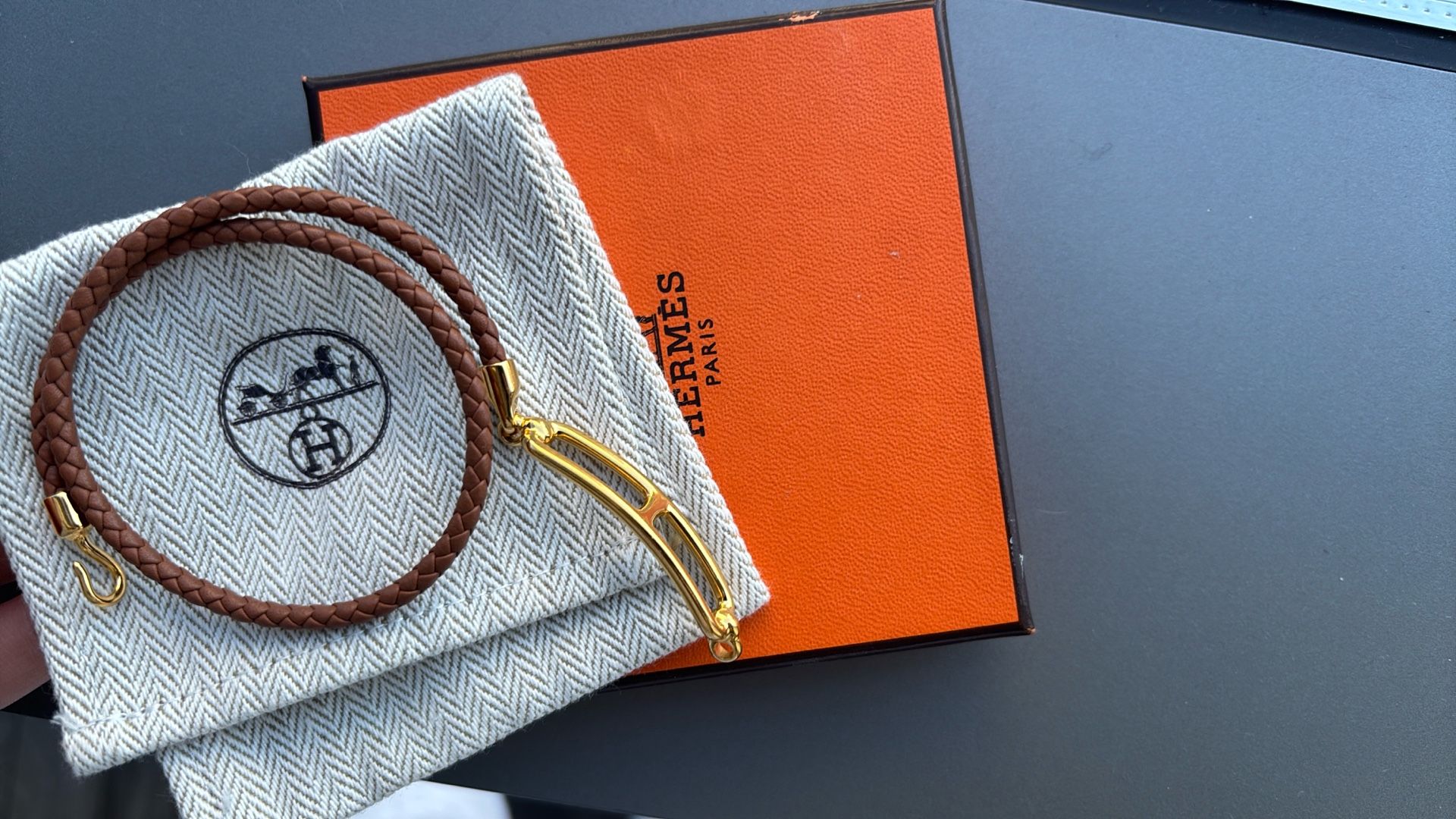 Hermes Gold Hardware Bracket