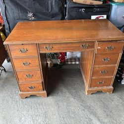 Vintage Solid Maple Desk