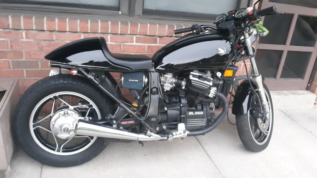 GL 650 cafe racer runs