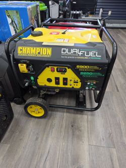 Champion 5500 watt generator dual fuel