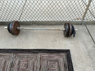 Bench press , Bar , Weights , Dumbbells
