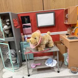 Vet Clinic Playset For American Girl Sized Dolls