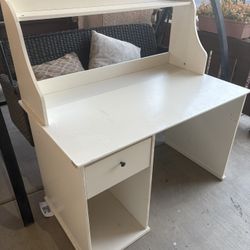 White Desk Like New Condition