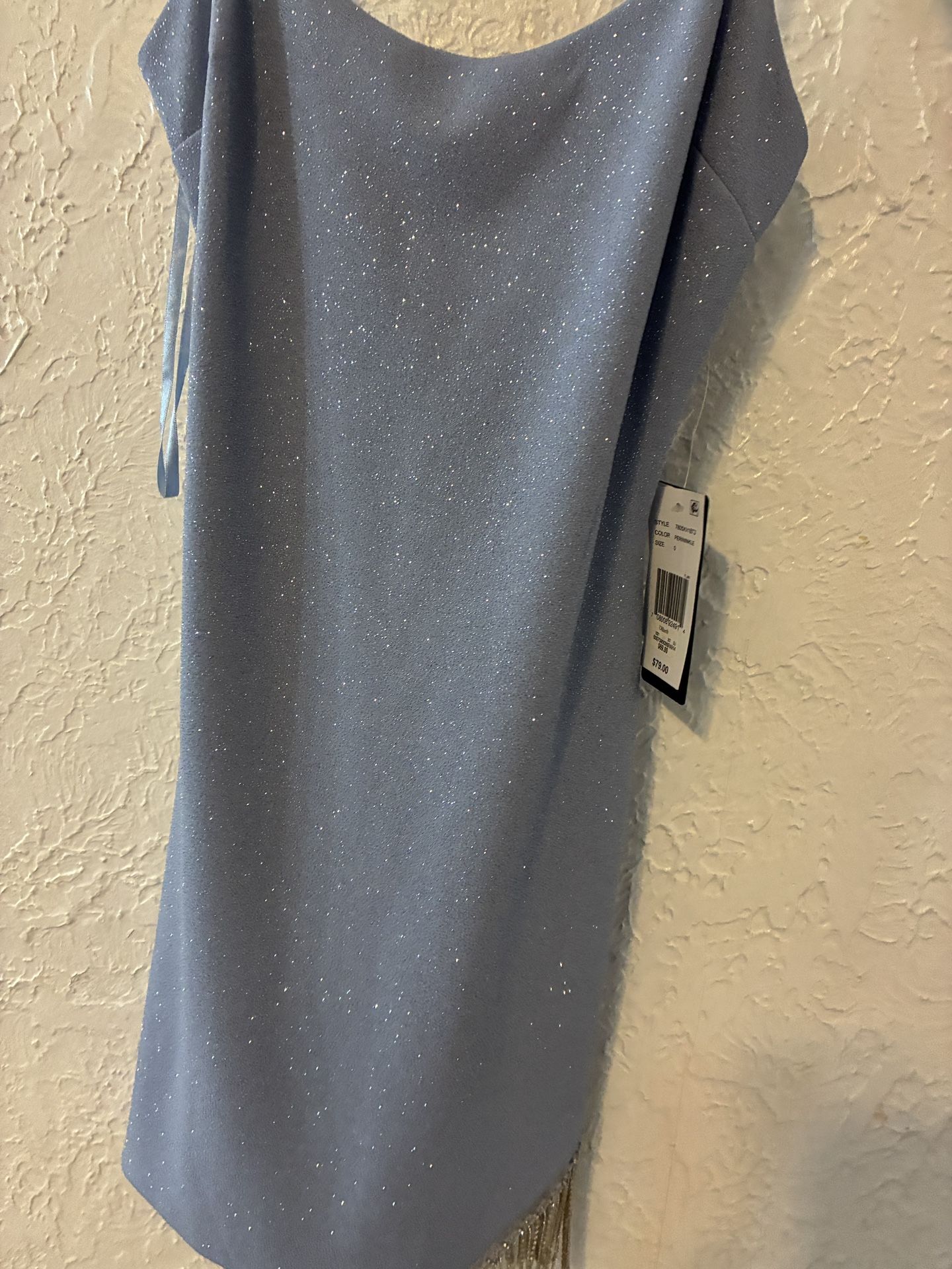 Light blue glittery dress from dillards