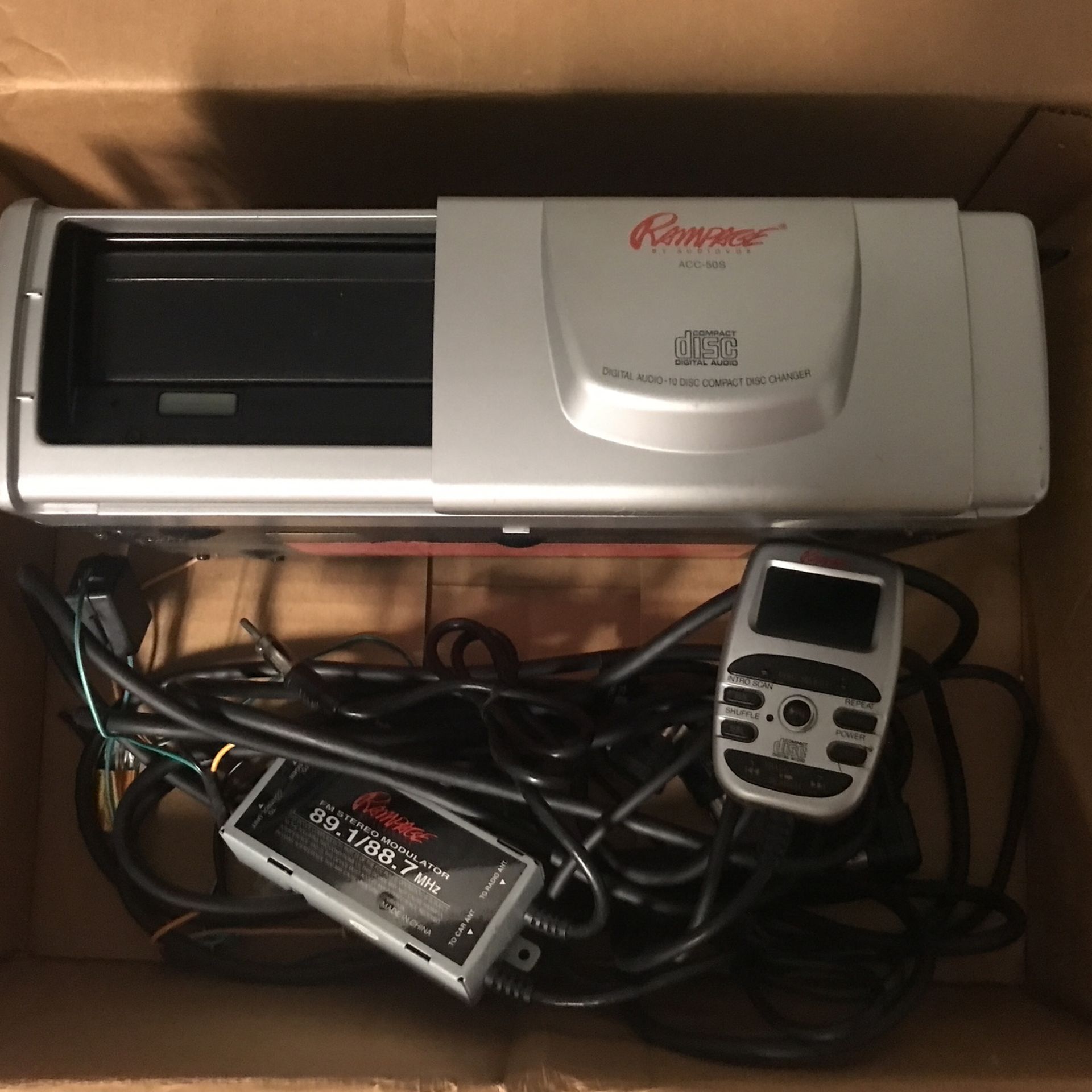 Rampage 10 Disc Cd Changer