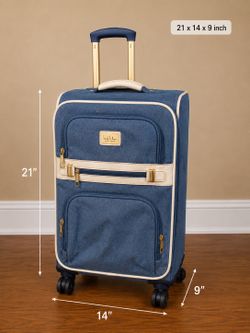 Suitcase carry on maleta travel luggage Nicole miller