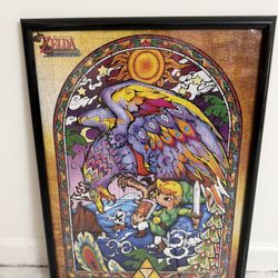 Legend Of Zelda Framed Puzzle 