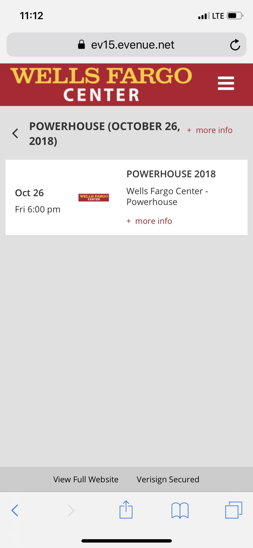 Powerhouse tickets 2018