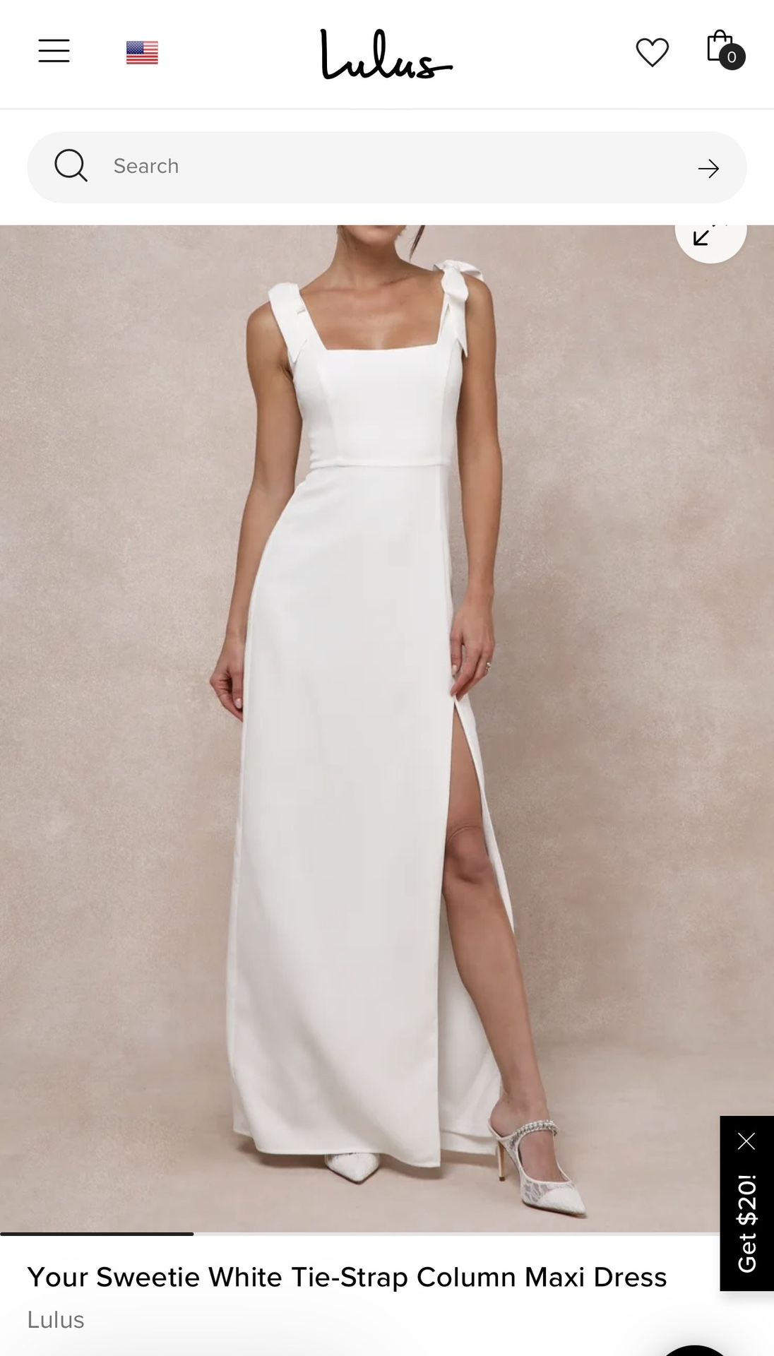 Lulus White Maxi Dress