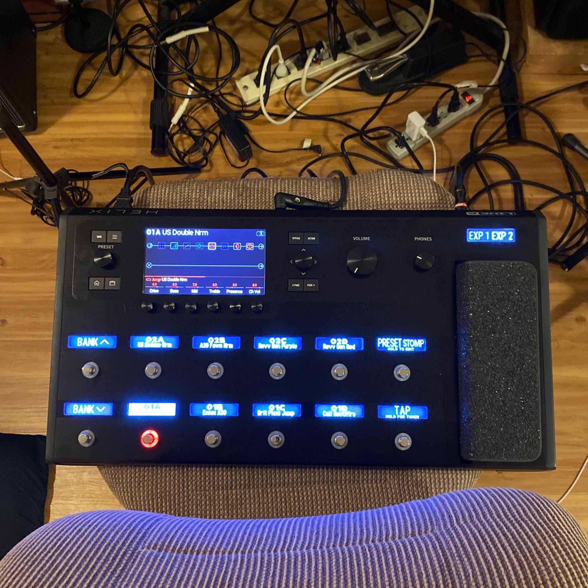 Pedal Guitar Line6 HELIX