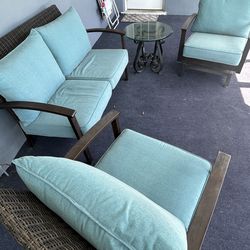 Alan and Roth 4 piece outdoor patio set