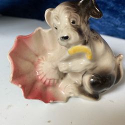 Ceramic puppy figurine