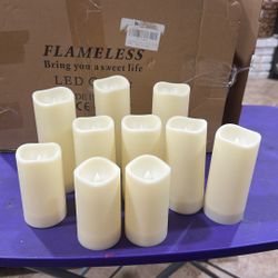 LED Candles  10 Pack 