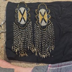 Antique Beaded Stripper Tassles