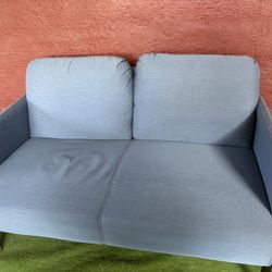 Light Blue Loveseat 