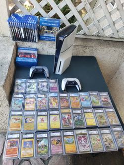 31 Graded CGC Pokémon Cards for $2200! Firm plus $1000! On PS5 Slim 2nd edition Combo. All for $3200! Or Trade all for Car with paperwork
