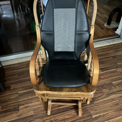 Wooden Rocking Chair With massager