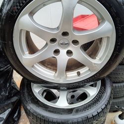 OEM 17" 5x114.3 Wheels And Nankang Tires 