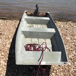 12 Foot Flat Bottom Boat Aluminum 