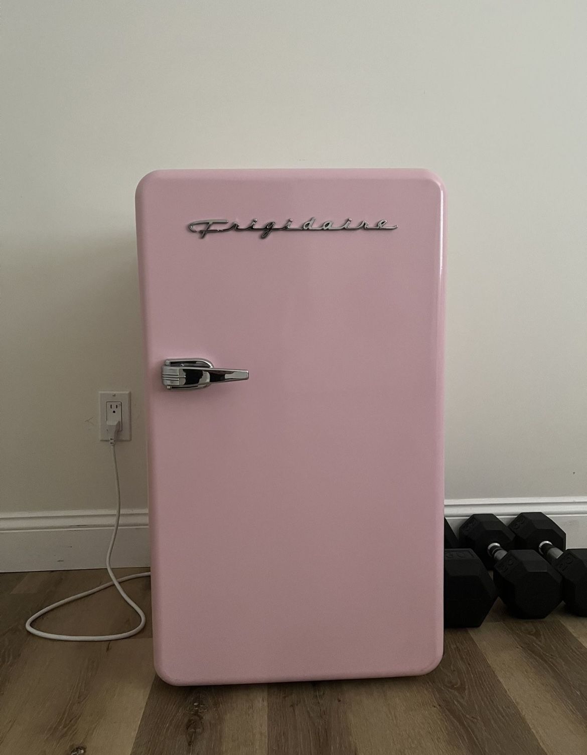 NEW light Pink Mini Fridge With Freezer!