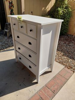 White dresser