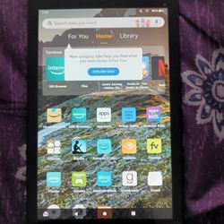 Amazon Kindle HD Fire, 8th Generation Tablet W/ Charger