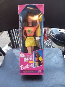 Glitter Hair Barbie Doll by Mattel