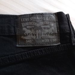 New 541 Black Levis For Men 