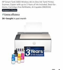 HP Smart Tank 5003 Wireless All-in-One Printer