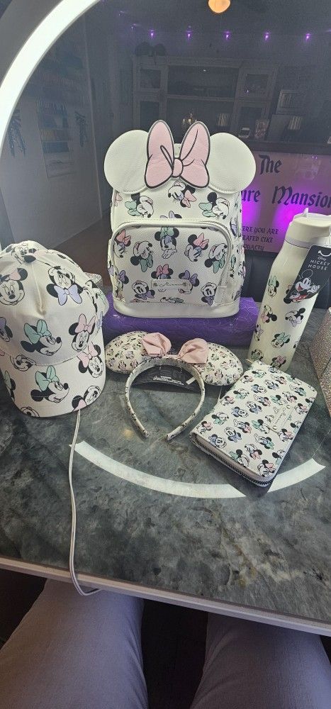 2025 Disney Minnie Mouse Travel Matching Set 5 Items