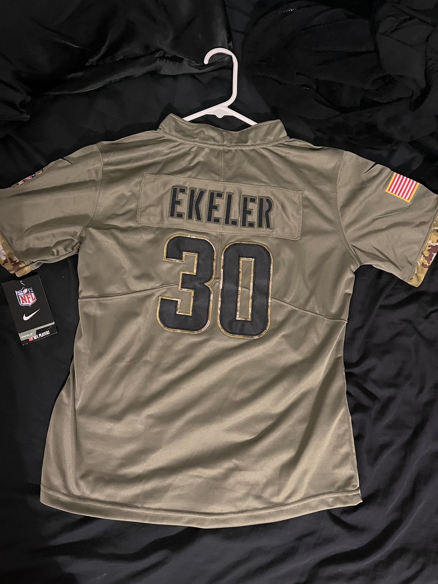 Chargers Jersey #30 Eckler Women's Medium